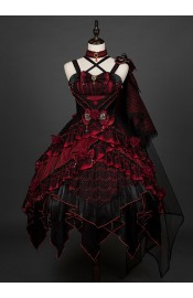 Yupbro Astoria Dark Gothic Tea Party Bridal JSK Set(Leftovers/Full Payment Without Shipping)